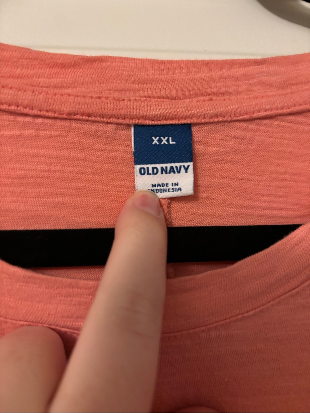 Old Navy Coral Crewneck T-Shirt Dress - Picture 2 of 2